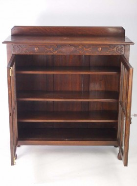 Edwardian Oak Bookcase