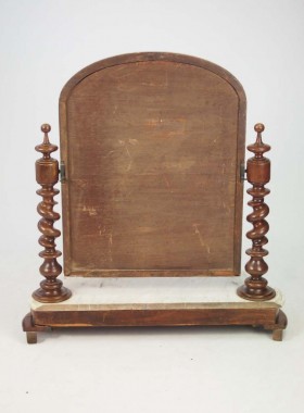 Victorian Toilet Mirror with Marble Top