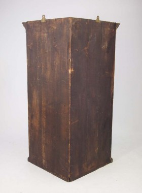 Carved Georgian Oak Corner Cabinet