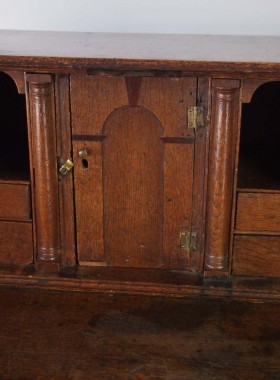 Small Georgian Oak Bureau