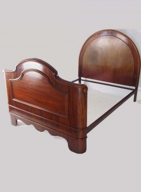 Victorian Mahogany Double Bed