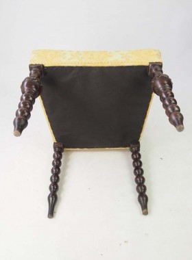 Pair Victorian Oak Gothic Chairs