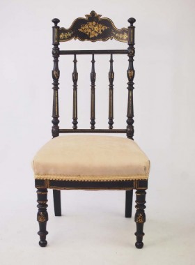 Victorian Japanned Side Chair