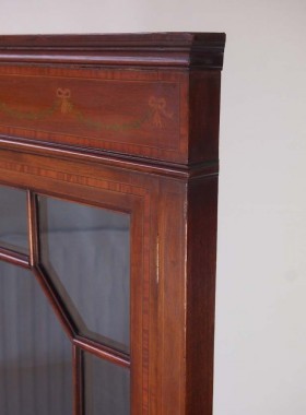 Antique Edwardian Standing Corner Cupboard