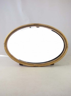 Gilt Oval Mirror