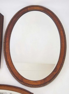 Collection 3 Vintage Oak Mirrors