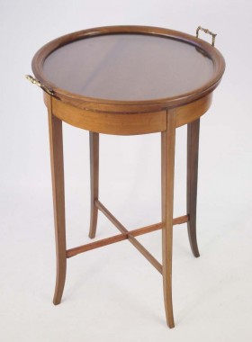 Edwardian Tray Top Butlers Table