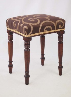 Regency Mahogany stool