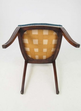 Pair Edwardian Mahogany Side Chairs