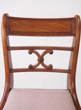 Antique Regency Mahogany Dining Chairs