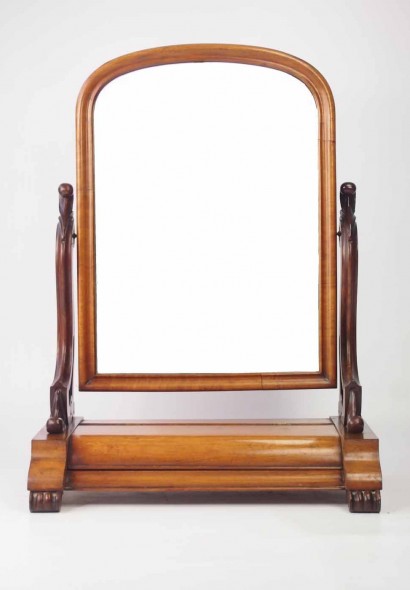 Victorian Mahogany Toilet Mirror