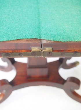 Regency Mahogany Card Table or Hall Table