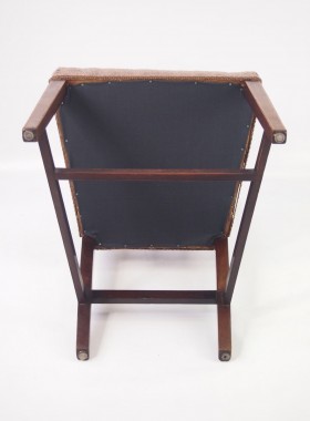 Pair Mahogany Inlaid Edwardian Side Chairs