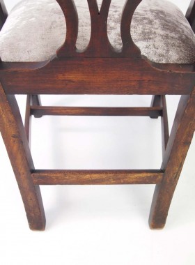 Georgian Mahogany Desk Chair