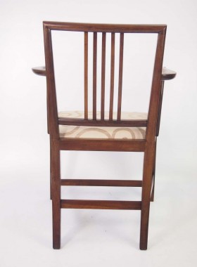 Pair Edwardian Mahogany Chairs