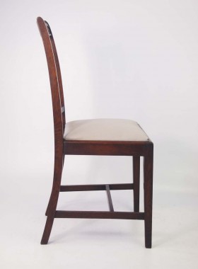 Set 4 Vintage Oak Chairs