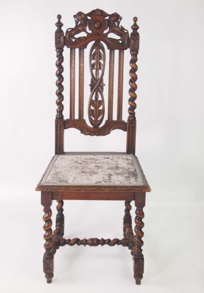 Set 4 Victorian Gothic Chairs