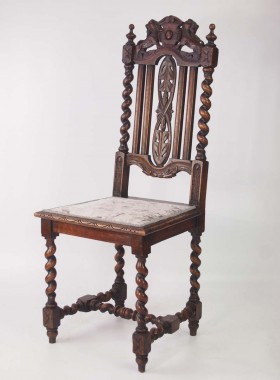 Set 4 Victorian Gothic Chairs