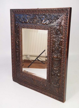 Carved Victorian Mirror