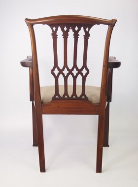 Antique Edwardian Mahogany Desk Chair