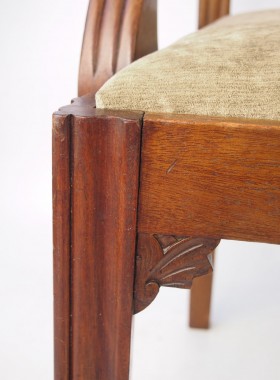 Antique Edwardian Mahogany Desk Chair