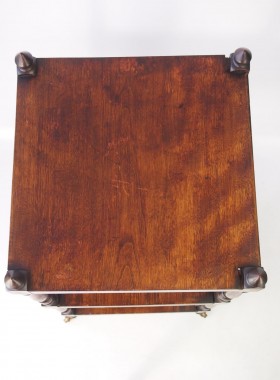 Antique Faux Rosewood Whatnot