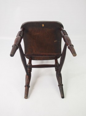 Pair Victorian Kitchen Chairs