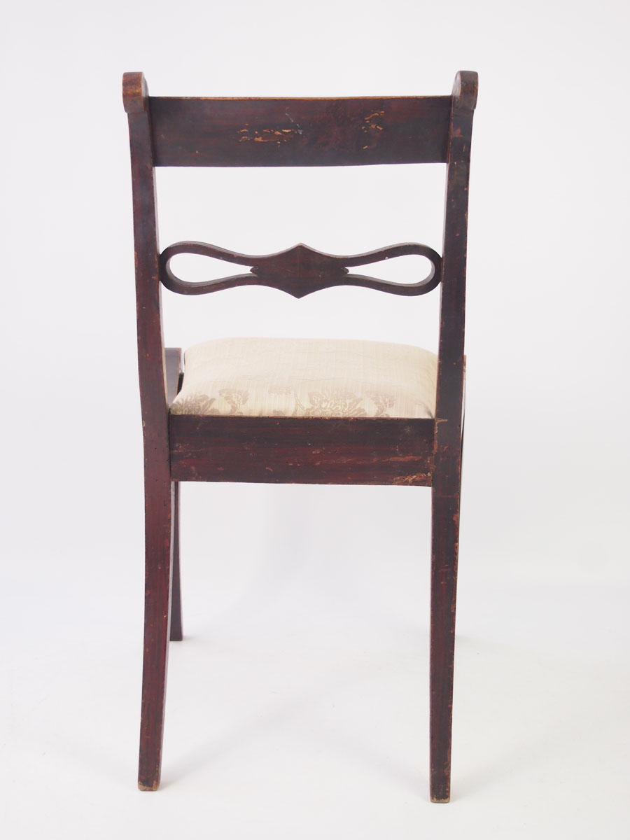 Antique Painted Regency Chair