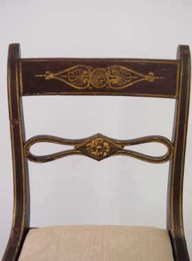 Painted Regency Chair