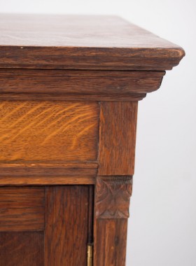 Edwardian Oak Cabinet