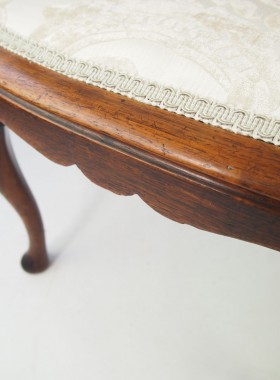 Victorian Rosewood and Inlaid Armchair