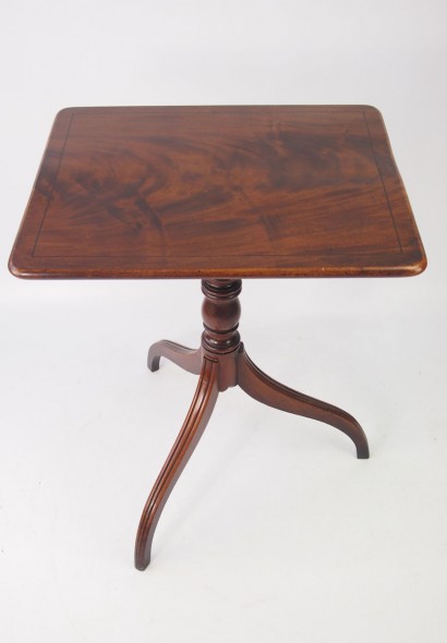 Antique Regency Mahogany Tilt Top Table
