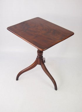 Antique Regency Mahogany Tilt Top Table