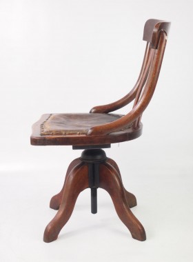 Small Edwardian Swivel Chair