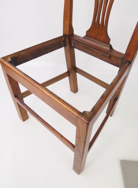 Set 4 Georgian Elm Chairs