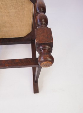 Set 4 1930s Oak Chairs