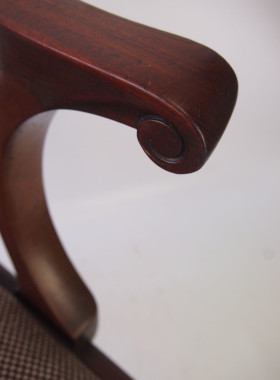 Edwardian Chippendale Desk Chair