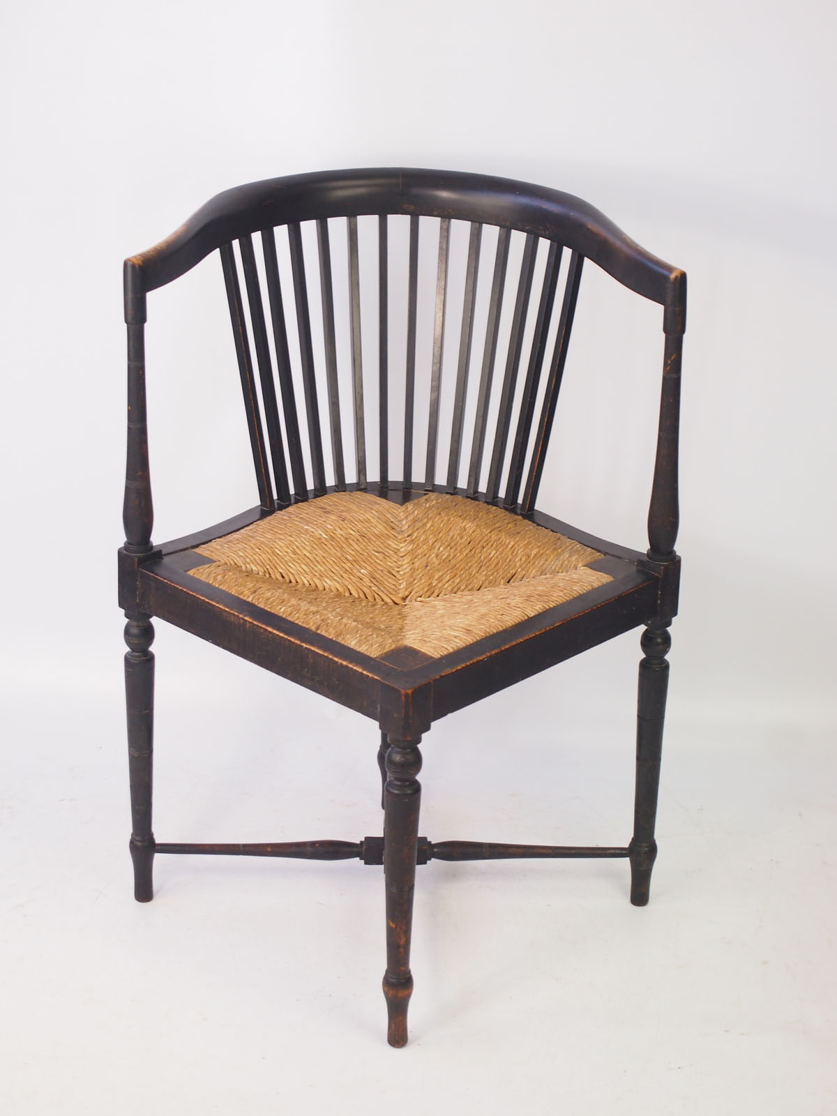 Small Antique Arts & Crafts Corner Chair