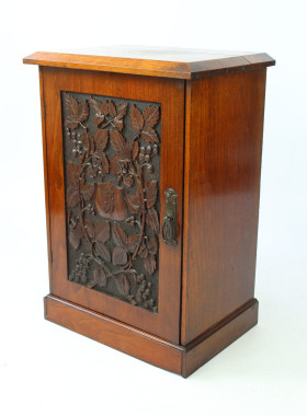Antique Arts Crafts Walnut Cabinet