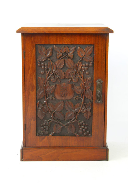 Antique Arts Crafts Walnut Cabinet
