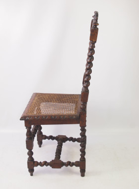 Victorian Gothic Oak Chair