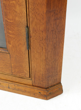 Victorian Oak Corner Cabinet