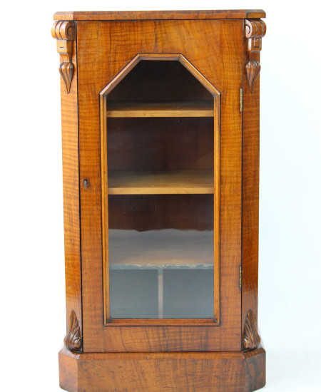 Victorian Walnut Music Cabinet