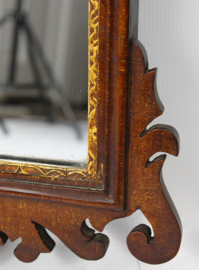 Edwardian Chippendale Fretwork Mirror