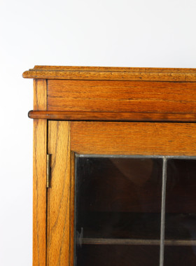 Small Edwardian Oak Bookcase