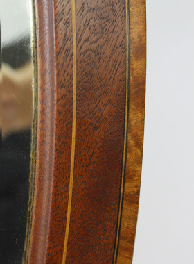 Large Edwardian Mahogany Inlaid Mirror