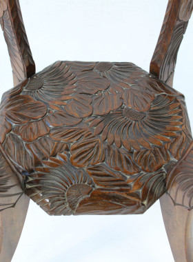 Liberty and Co Japanese Carved Table