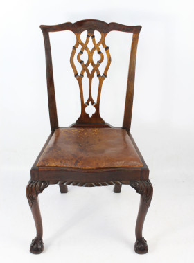Set 4 Chippendale Dining Chairs