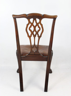 Set 4 Chippendale Dining Chairs