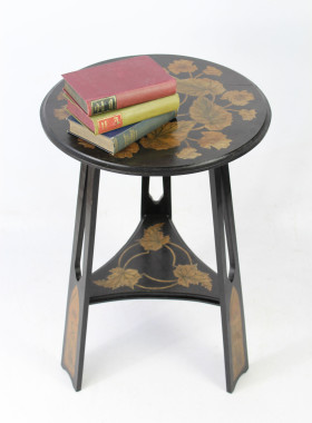 Arts and Crafts Ebonised Side Table